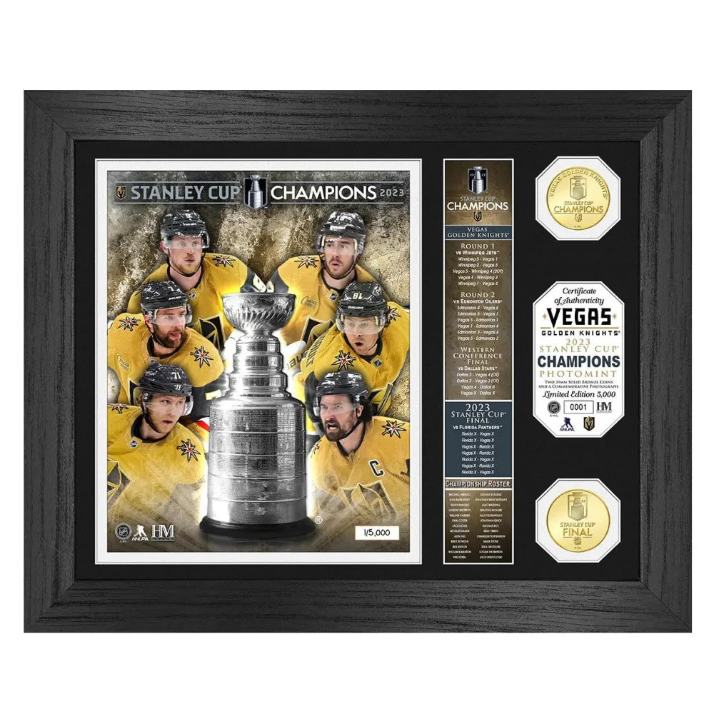 Vegas Golden Knights 2023 Stanley Cup Champions Glass Ball