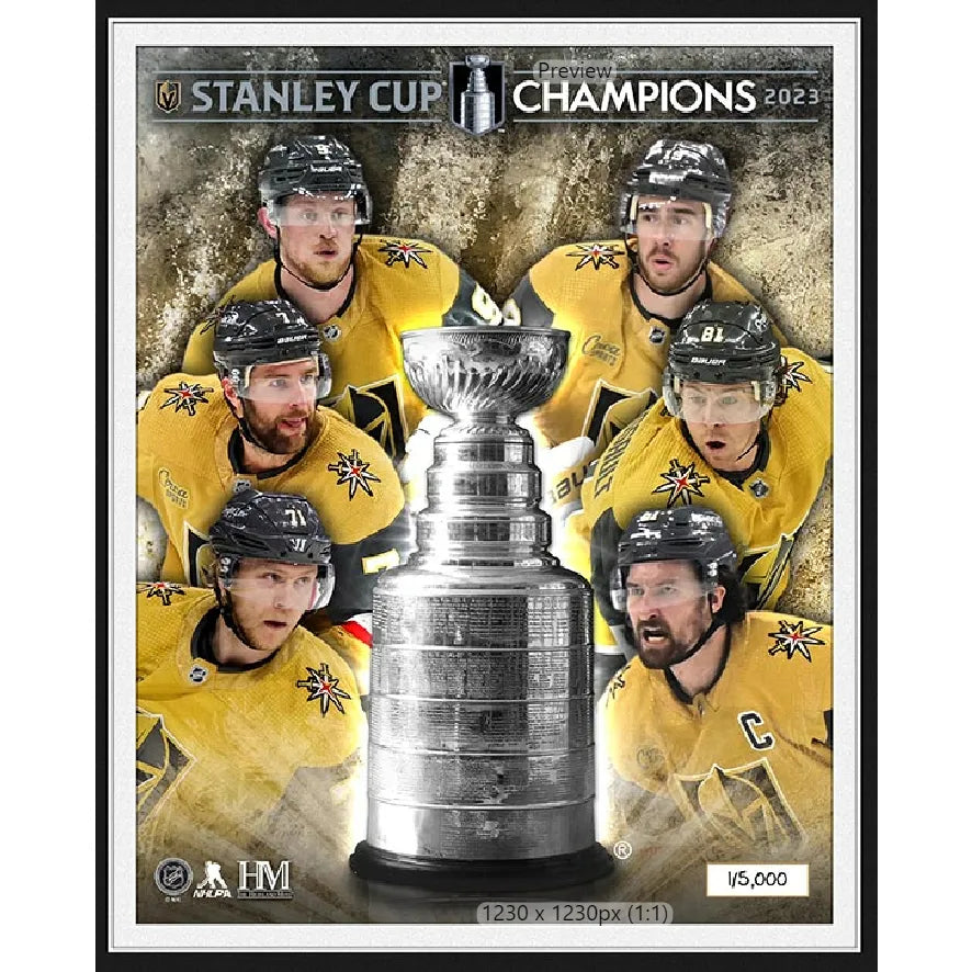 Framed Vegas Golden Knights 2022-2023 Stanley Cup Champions 12x15 Photo  Collage - Hall of Fame Sports Memorabilia