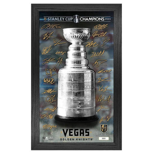Ivan Barbashev Vegas Golden Knights Autographed Fanatics Authentic 2023  Stanley Cup Champions 16 x 20 Raising Cup Photograph