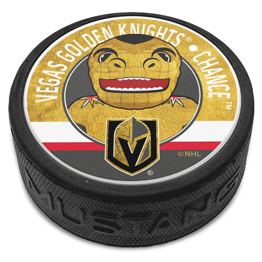 Vegas Golden Knights Chance Mascot Textured Puck