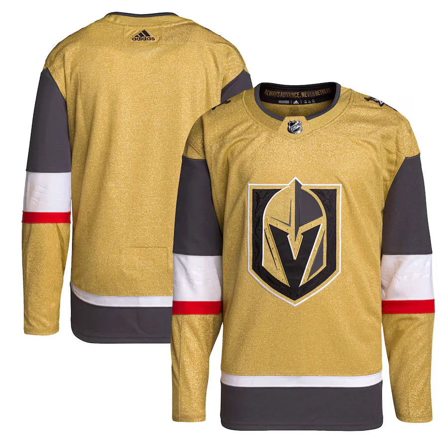 Vegas Golden Knights Official Adidas Gold Home Jersey