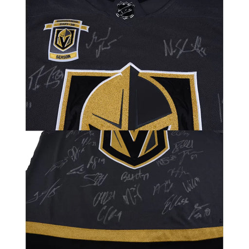 Vegas Golden Knights Team Signed Grey Jersey #D/200 COA Fleury Neal + 21 VGK