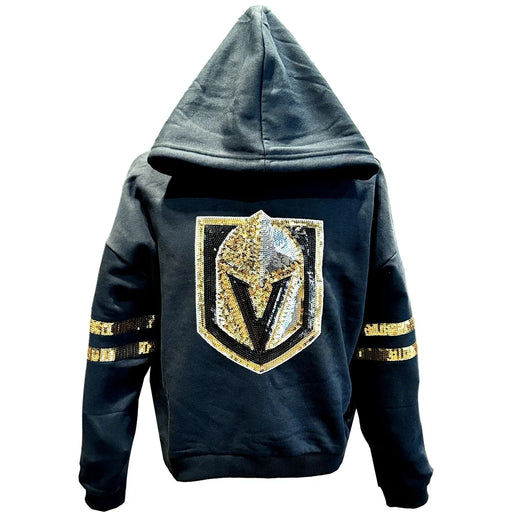 Vegas Golden Knights Women’s Cuce Sequin Cropped Pullover Hoodie