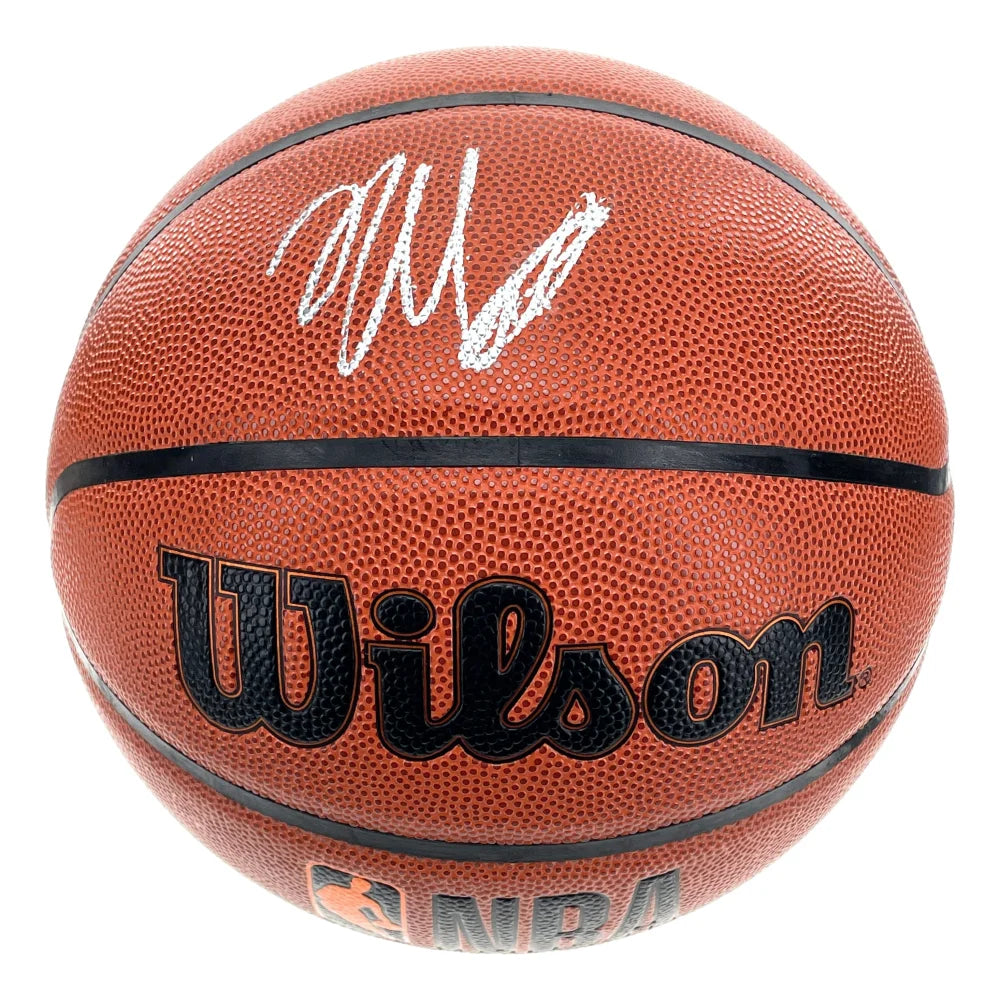 Victor Wembanyama Autographed NBA Basketball JSA COA Signed France 2023