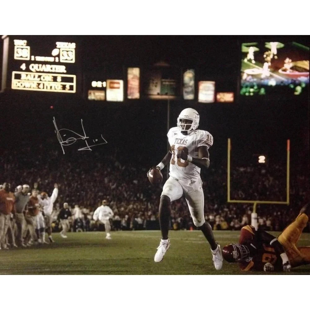 Vince Young Signed 16X20 Framed PSA COA Autograph 16X Texas University National