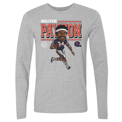 Walter Payton Cartoon WHT