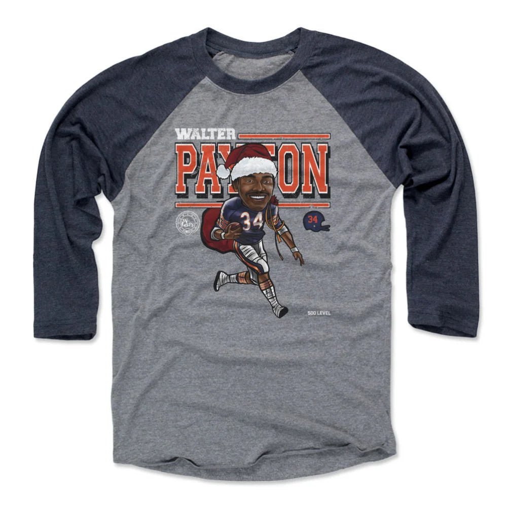 Walter Payton Chicago Cartoon Santa Hat WHT