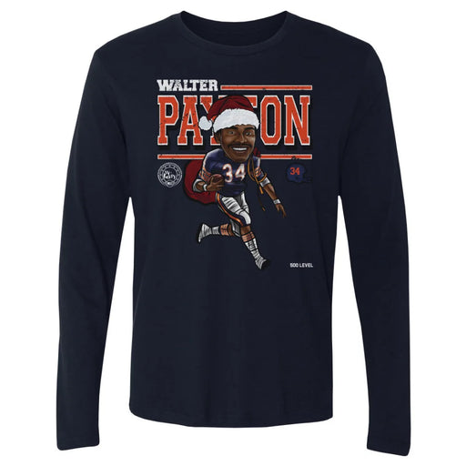 Walter Payton Chicago Cartoon Santa Hat WHT