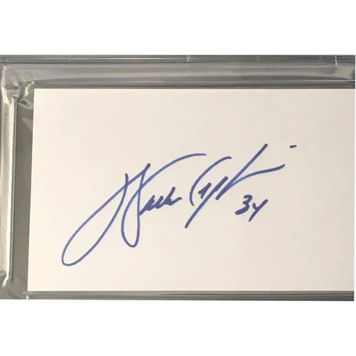 Walter Payton Signed Cut PSA/DNA COA Autograph Index Card Photo Chicago Bears