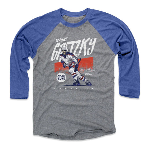 Wayne Gretzky Edmonton Grunge WHT