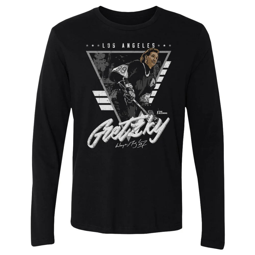 Wayne Gretzky Los Angeles Triangle Retro WHT