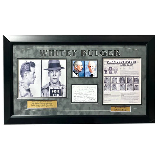 Whitey Bulger Hand Written Signed Framed Letter Birdman of Alcatraz Mafia JSA COA