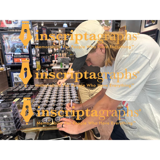 William Karlsson Signed 2023 Stanley Cup Vegas Golden Knights Puck COA IGM Autograph