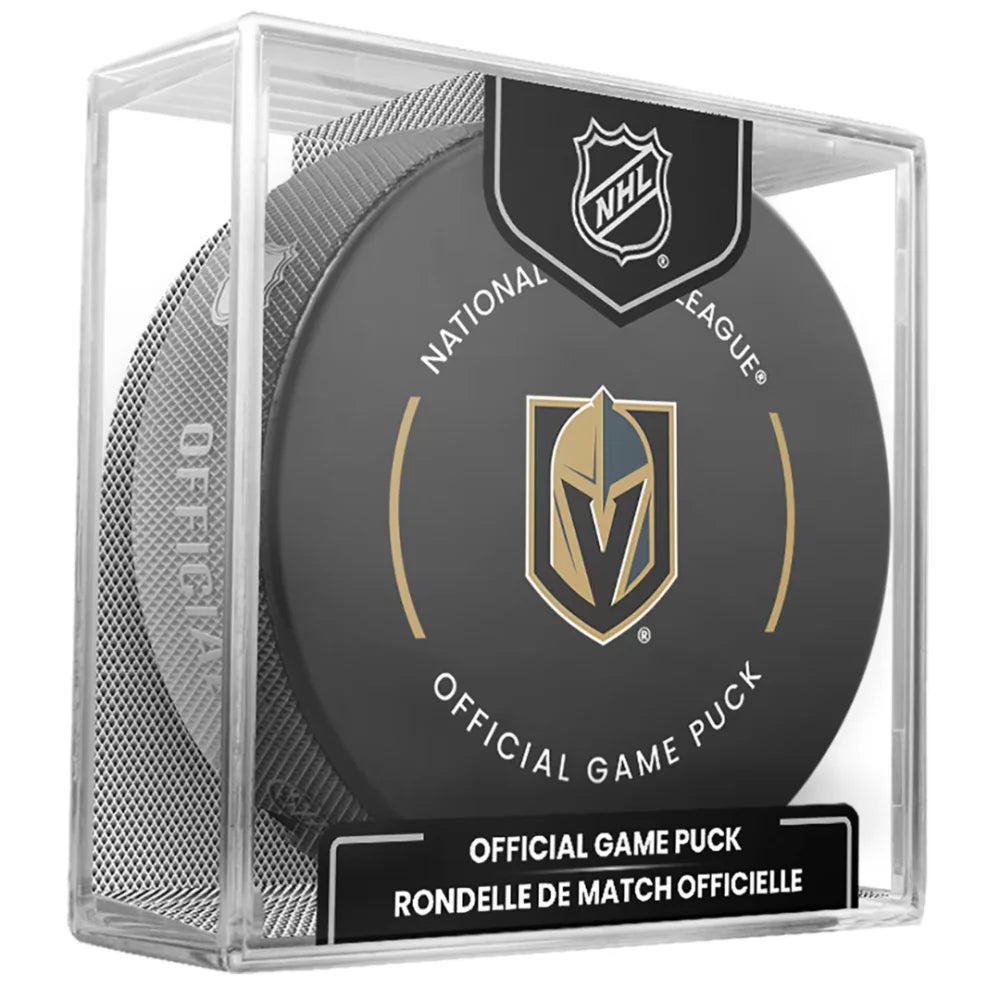 William Karlsson Signed Authentic 2025 On-Ice VGK Puck - Preorder Private Autograph Signing