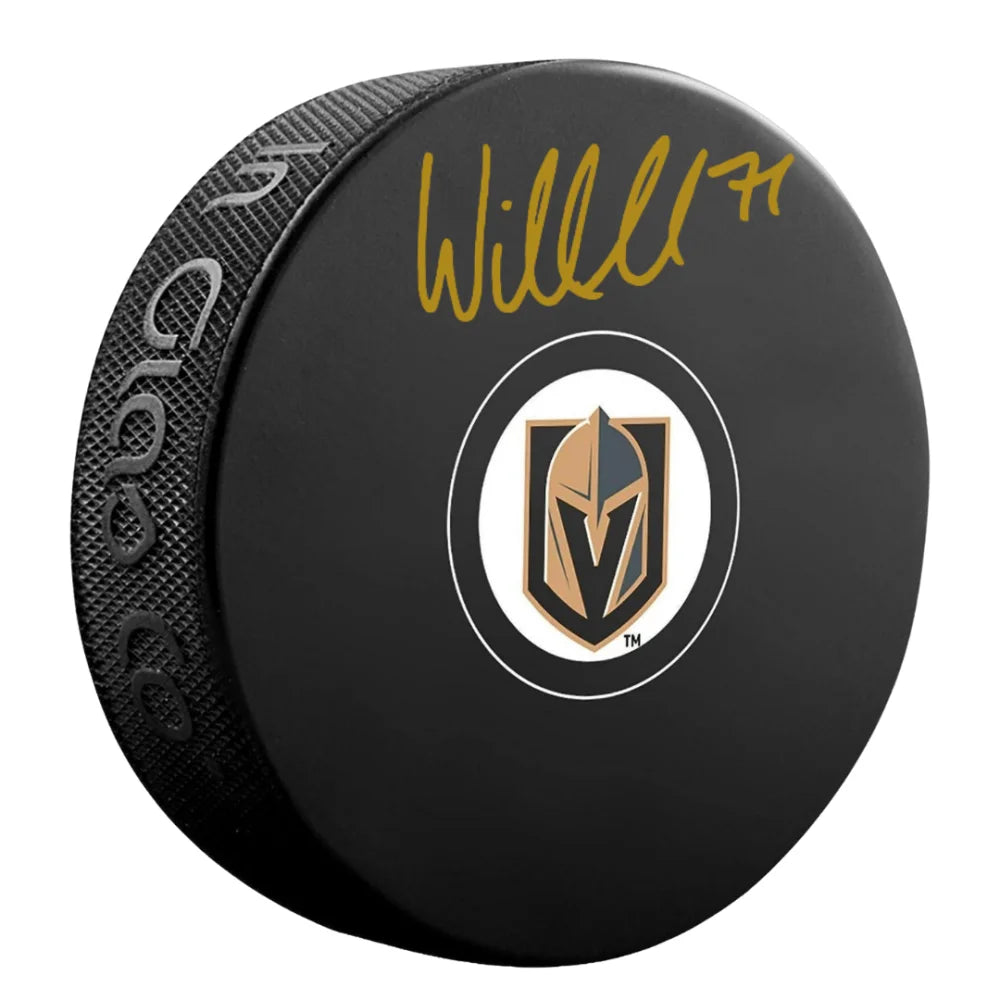 William Karlsson Signed Vegas Logo Puck - Preorder Private Autograph Signing