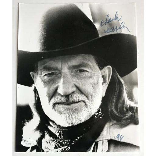 Willie Nelson Signed 8X10 Photo JSA COA Autograph Country Music