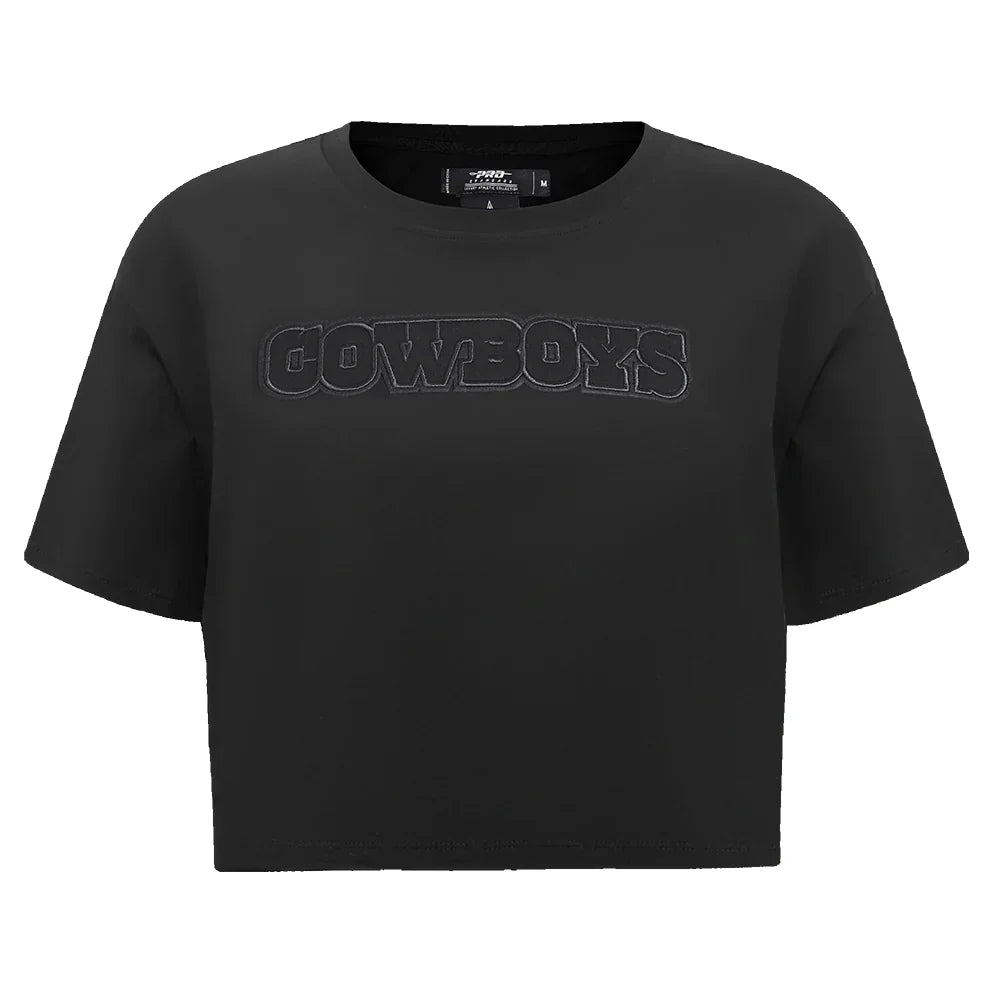 Women’s Pro Standard Dallas Cowboys Neutral Boxy Tee Shirt - Black