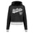 Women’s Pro Standard Las Vegas Raiders Black Script Tail Fleece Cropped Pullover Hoodie