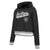 Women’s Pro Standard Las Vegas Raiders Black Script Tail Fleece Cropped Pullover Hoodie