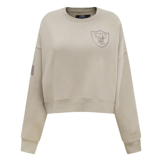 Women’s Pro Standard Las Vegas Raiders Neutral Crewneck - Taupe