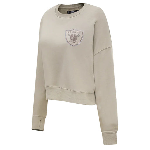 Women’s Pro Standard Las Vegas Raiders Neutral Crewneck - Taupe