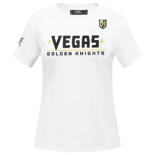 Women’s Pro Standard Vegas Golden Knights Classic SJ Slim Fit White T-Shirt