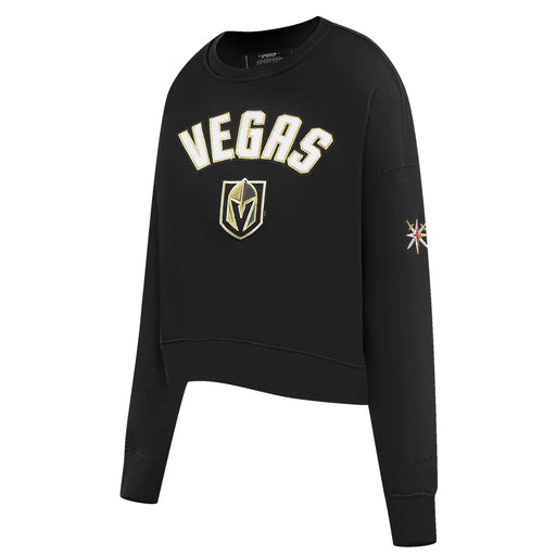 Women’s Pro Standard Vegas Golden Knights Fleece Crewneck - Black