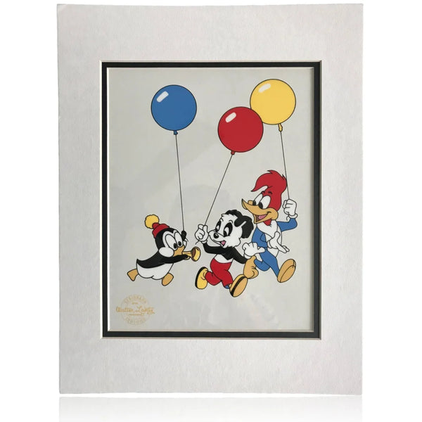 Woody Woodpecker Original #d Serigraph Cell Coa Lantz - Chilly