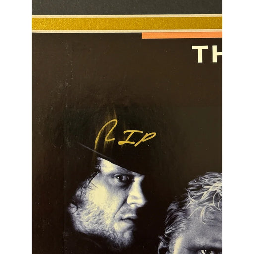 Wrestlemania IX Original Poster Signed Undertaker Paul Bearer Crush Hulk Hogan JSA 9 Autographed