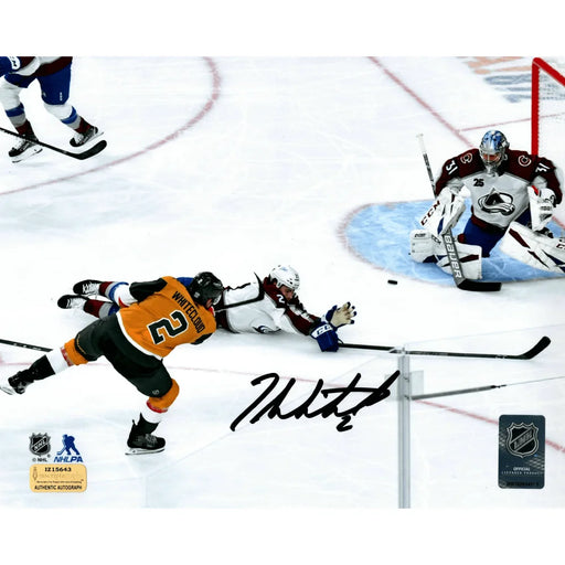 Zach Whitecloud Autographed Vegas Golden Knights 8x10 Photo COA Signed Memorabilia - vs. Avs