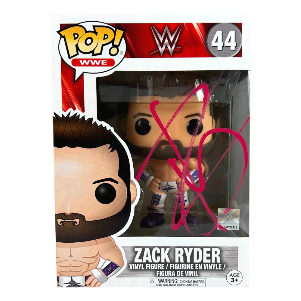 Zack Ryder Signed Funko Pop #44 COA JSA WWE Matt Cardona Autographed