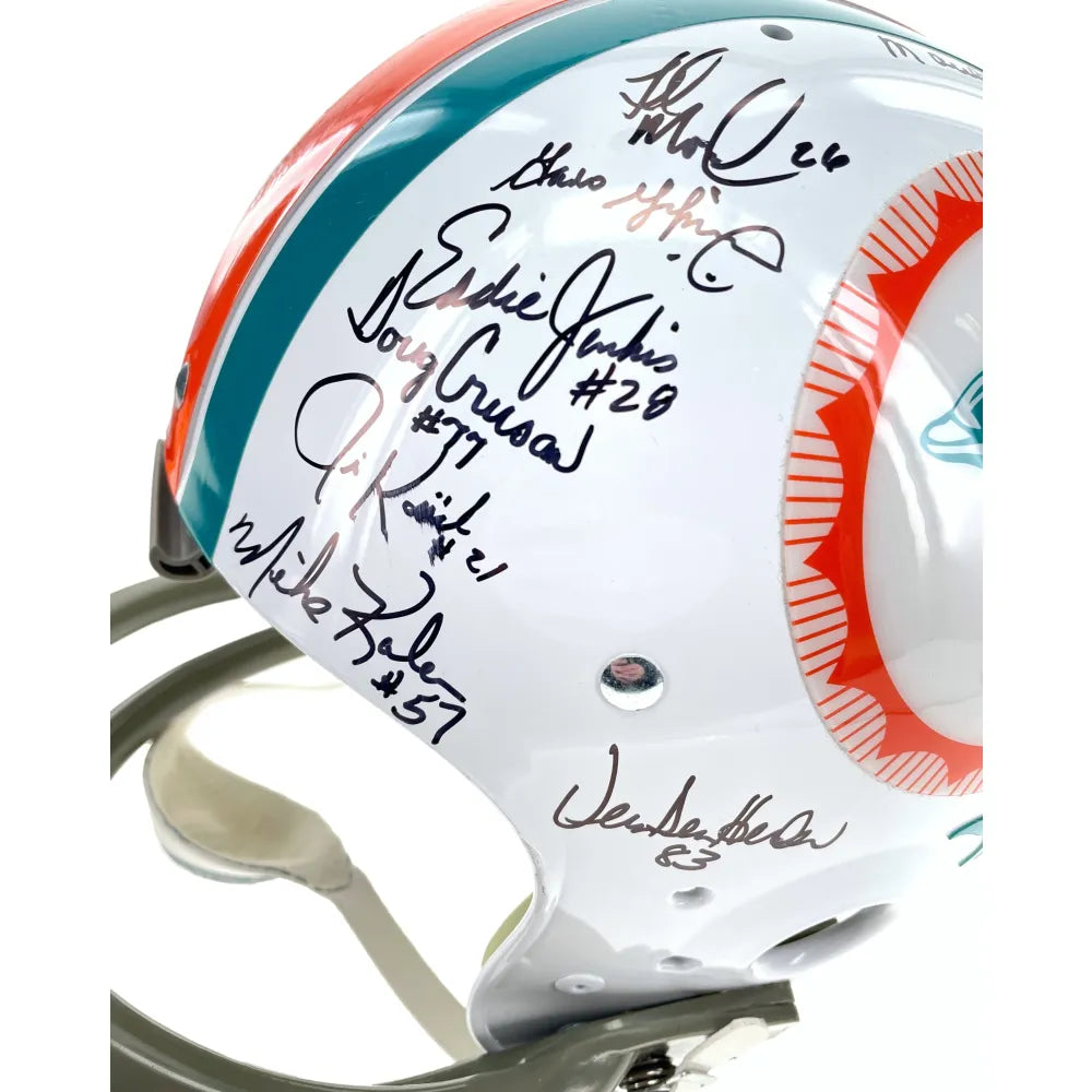 1972 miami dolphins signed football