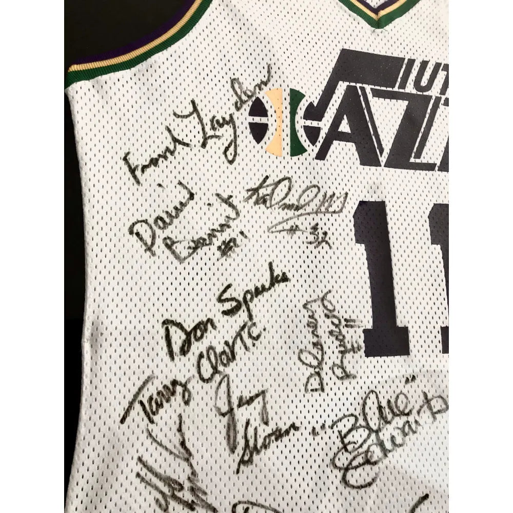 1997-98 Utah Jazz Stars Signed Game Issued Jerseys Lot of 5., Lot  #83236