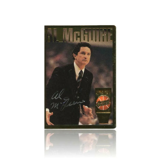 1994 Action Packed #13 Al McGuire Signed Card JSA COA NBA Auto Storage Unit
