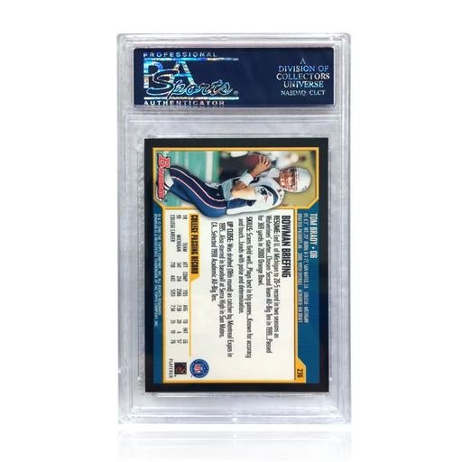 2000 Bowman Tom Brady Rookie Card #236 Gem Mint PSA 10 - RC Patriots