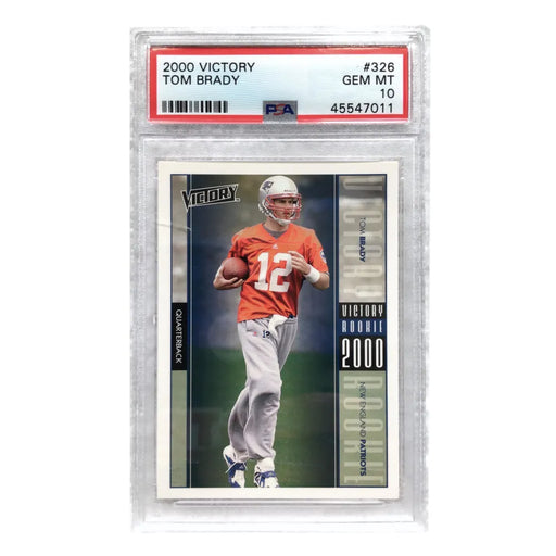 2000 Upper Deck Victory Tom Brady Rookie Card #326 PSA 10 RC Gem Mint Patriots
