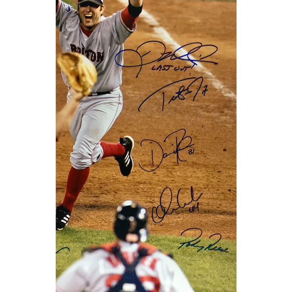 2004 WS Champs Red Sox Team-Signed Jersey (23 Sigs.) - COA MLB -  Memorabilia Expert