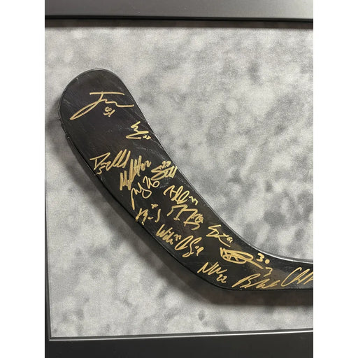 2019-2020 Vegas Golden Knights Team Signed Framed Hockey Stick JSA COA Autograph