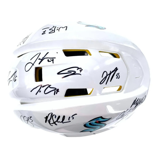 2021 Seattle Kraken Team Signed Inaugural CCM Helmet Fanatics COA 26 Autographs