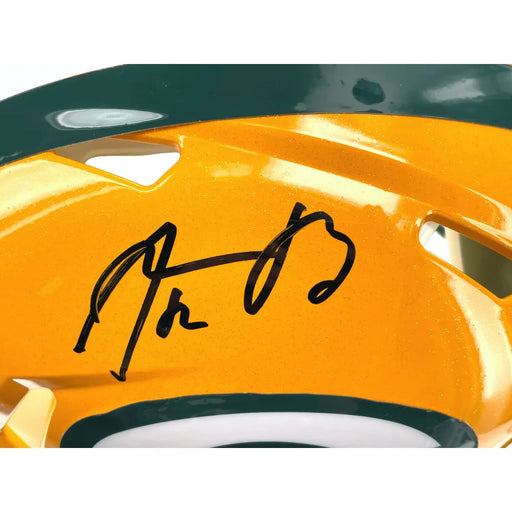 Aaron Rodgers Autographed Green Bay Packers Full Size Authentic Speed Helmet COA Signed