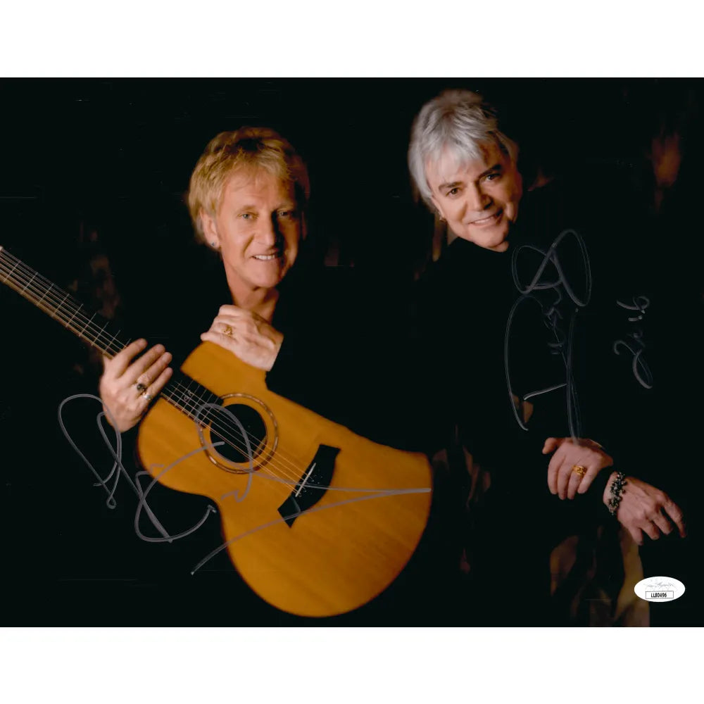 Air Supply Signed 11x14 Photo COA JSA Graham Russell Hitchcock Autographed
