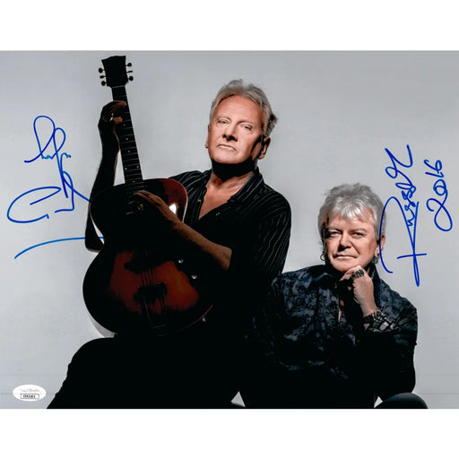 Air Supply Signed 11x14 Photo COA JSA Graham Russell Hitchcock Autographed Band