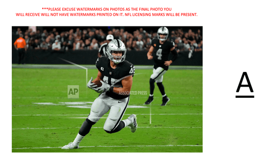 Alec Ingold Signed Las Vegas Raiders 8x10 Photo - November '21 Preorder Private Autograph Signing xccscss.