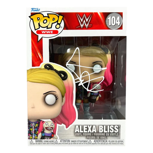 Alexa Bliss Signed Funko Pop #104 COA JSA WWE Autographed