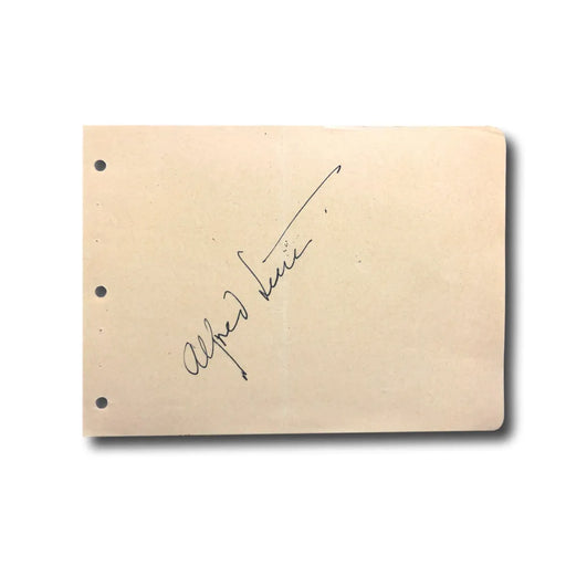 Alfred Lunt Hand Signed Album Page Cut JSA COA Autograph The Guardsman Actor
