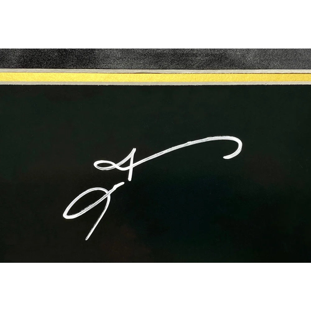 ALLEN IVERSON Autographed The Reverse Framed Show 46 x 20