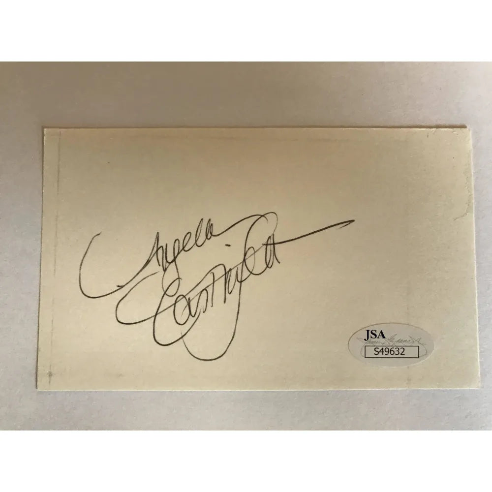 Angela Cartwright Signed 3X5 Index Card JSA COA Autograph Lost In Space
