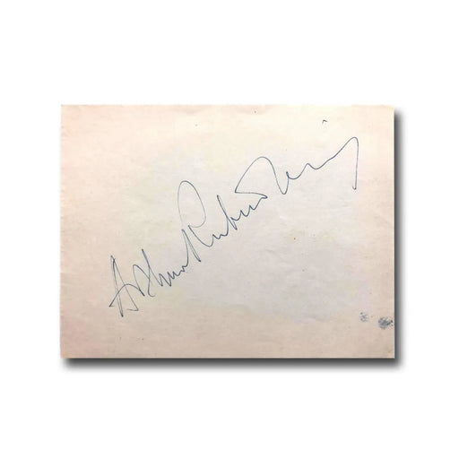Arthur Rubinstein Hand Signed Album Page Cut JSA COA Autograph Pianist