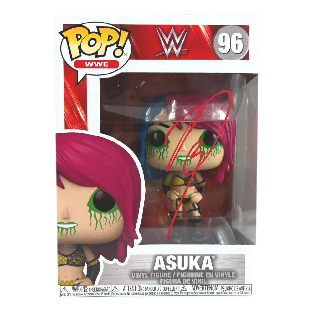 Asuka Signed Funko Pop #96 COA JSA WWE Princess Kana Autograph