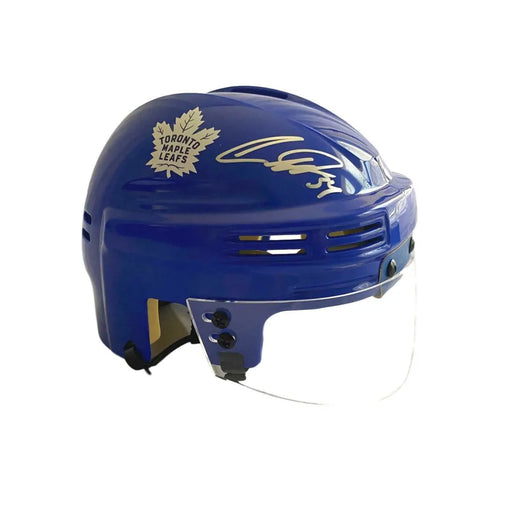 Auston Matthews Signed Toronto Maple Leafs Mini Helmet COA Hockey NHL
